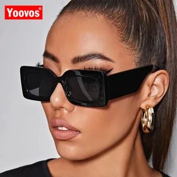 Yoovos 2021 Slnečné Okuliare Ženy, Luxusné Ženy Slnečné Okuliare Retro Zrkadlo Vysokej Kvality Glasse Námestie Značky Dizajnér Žena Oculos