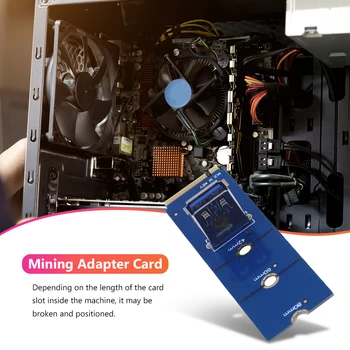 Prenos Stúpačky Kartu, Video Banské Banské M. 2 NGFF M Kľúč USB 3.0 Žena Adaptér pre PCI Express X4 Stúpačky Bitcoin Ťažba