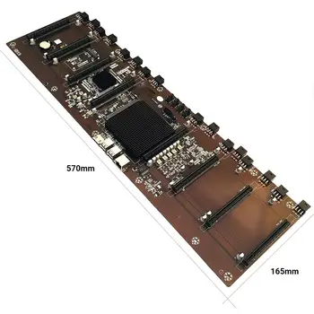 HM65 Doske HM65+847 Integrovaným CPU BTC Minging Stroj 8 Karty Sloty DDR3 Pamäť, základná Doska pre Rx580 1660 2070 2080 3090