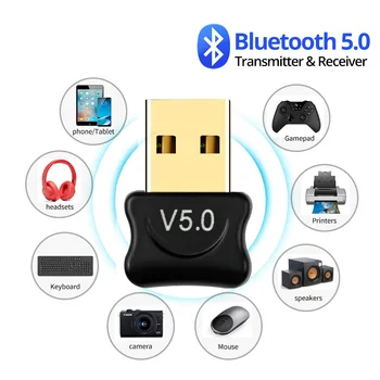 Pravda 5.0 Bluetooth USB Adaptér Vysielač Bluetooth Prijímač Pre Počítač PC, Notebook, Audio Bluetooth Reproduktor, Slúchadlá Dongle