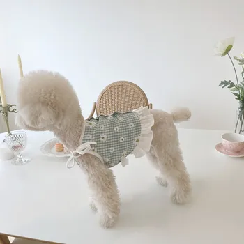 Letné Psa Šaty Daisy Kvetinový Vzor, Pes Sukne Oblečenie Pre Šteňa Vonkajšie Psie Oblečenie Na Jar Šaty Pre Malé Psy Yorkshire