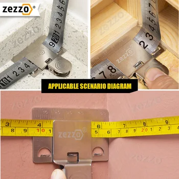 Zezzo® Meracie Pásky Klip Výhodné Multifunkčné Pásky Opatrenie Nájsť Presné Kalibrovanie Nástroj Dekorácie Dropshopping