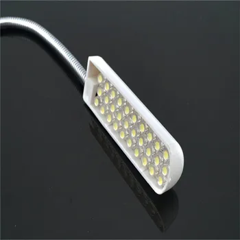 LED Šijací Stroj Svetlo Pracovných Gooseneck Lampa 30 Led s Magnetickým Montovateľné Základne pre domáci Šijací Stroj