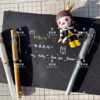 Mitsubishi zvýrazniť pero zlato, striebro cherry blossom prázdne pero white akvarelových farieb prázdne hviezdna obloha vyjasní