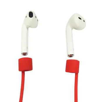 Silikónová Slúchadlá do uší Lano Držiak Pre Apple iphone X 8 7 AirPods Bezdrôtové Bluetooth Slúchadlá Anti-Stratil Krk Kábel String Kábel