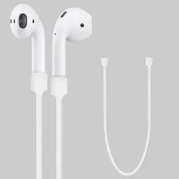 Silikónová Slúchadlá do uší Lano Držiak Pre Apple iphone X 8 7 AirPods Bezdrôtové Bluetooth Slúchadlá Anti-Stratil Krk Kábel String Kábel