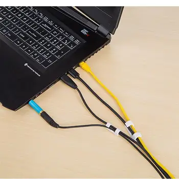 Kábel Organizátor Klipy Kábel Riadenia Desktop & Workstation ABS Drôt Správca Kábel, Držiak, USB Nabíjanie údaj Cievky Navinuté