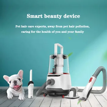 Psa čistenie kozmetických výrobkov, inteligentný multi-function tri-v-jednom, elektrická clipper sacie vlasy hrebeňa