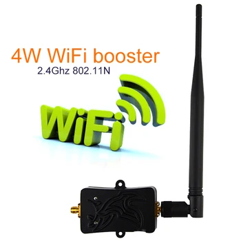 2.4 Ghz, 4W 802.11 n/g/b Signálu Wifi Booster Zosilňovač Signálu WiFi Opakovač Bezdrôtový Wifi Power Booster Long-Range