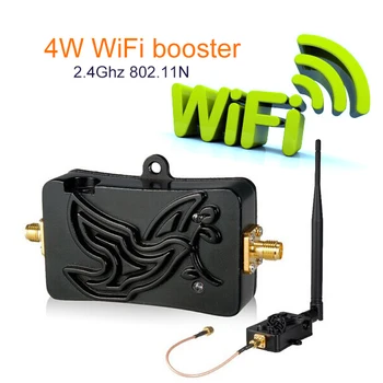 2.4 Ghz, 4W 802.11 n/g/b Signálu Wifi Booster Zosilňovač Signálu WiFi Opakovač Bezdrôtový Wifi Power Booster Long-Range