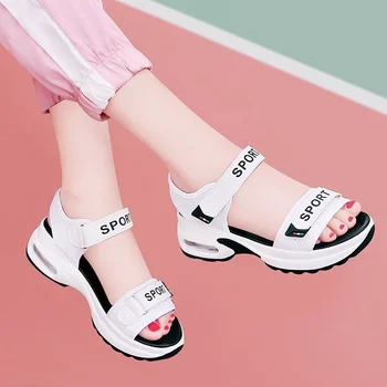 Letné Topánky dámske Ležérne Športové Topánky Naboso Otec Ploché Topánky Sandále, Topánky Platformu Ženy Sandále 2021