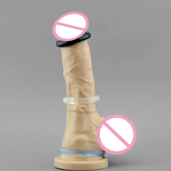 Erotické Silikónové Penis Krúžok Opakovane Crystal Cockring Oneskorenie Ejakulácie Kohút Krúžky Tovaru pre Dospelých, Sexuálne Hračky pre Mužov Sex Shop