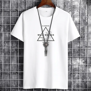 Anime T-shirt Harajuku T Shirt pre Mužov 2021 Alternatívne Gotický Letné Oblečenie Punk Grafické Streetwear Hip Hop Nadrozmerné T Tričko