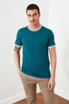 Trendyol Men 'S Slim Fit-Krátke Sleeve T-Shirt TMNSS21TS0425