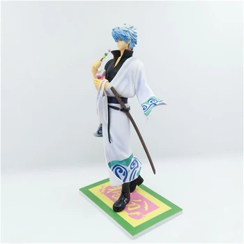 Anime GINTAMA Striebro Duše Sakata Gintoki Amatou Ver. PVC Akcie Obrázok Zberateľskú Model Hračky, Bábiky 23 cm