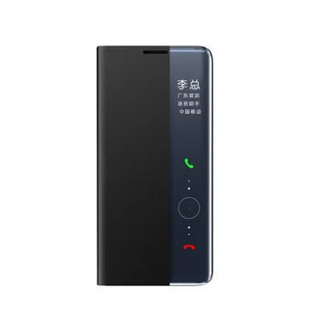 Smart View Kožené Telefón puzdro Pre Xiao 10 Pro Ultra POCO X3 NFC Redmi 9A 9C Poznámka 8 Poznámka 9 Pro Max Shockproof Flip Cover Prípadoch