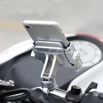 Motocykel Mobilný Telefón Držiak na Skúter Motorke Riadidlá Bike Stáť Mount Pre YAMAHA NMAX 155 FZ1 XJ600 JOG RR PW 50 XVS 950