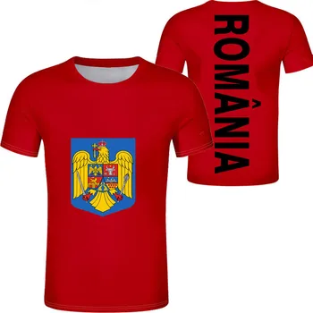 RUMUNSKO mužskej mládeže diy zákazku meno, číslo fotografie chlapec bežné tričko národ príznak ro romana rumunskej krajiny college oblečenie