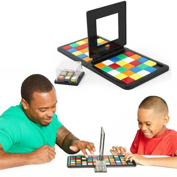 Farba Bitka Námestie Race Hra Rodič-Dieťa Štvorcových Plochy Deti Puzzle Vzdelávania, Vzdelávacie Hračky Proti Stresu Chlapci Dievčatá Dary