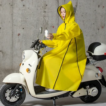Žltá Dlhý Pršiplášť Ženy Pršiplášť Dlho, Nepremokavý Plášť Daždi Oblek Motocykel Windbreaker Mužov Pončo Ženy Manteau Femme Darček