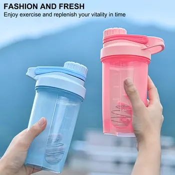 500 ML Fľaša na Vodu Na Pitie Plastové Únik Dôkaz Športové Fľaše Bielkovín Shaker Fľaša na Vodu Drinkware BPA FREE