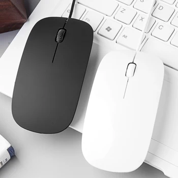 Ultra tenké USB2.0 káblové optická myš 1200dip 3 tlačidlo Myši USB na Počítač PC, Notebook, čierna biela