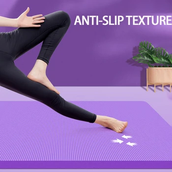 185 * 80 CM Väčší Vysokej Kvality NBR Yoga Mat Anti-Slip Zdravých Fitness Mat Pre Telocvični Domáce Fitness Chuti Podložky Cvičenie