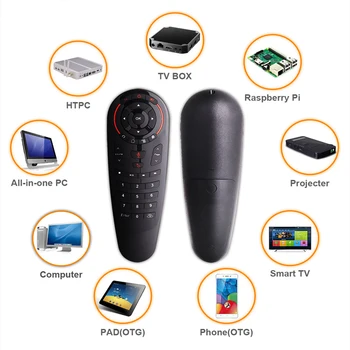 G30 S 33-tlačidlo ič vzdelávania diaľkové ovládanie 2.4 g vzduchu myš bezdrôtová hlas vzduchu myši gyro senzor inteligentné diaľkové ovládanie pre hru