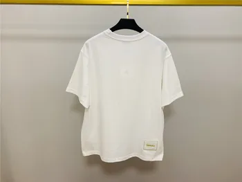 We11done Tee Muži Ženy jednofarebné tričká výšivky Loga WE11DONE T-shirt Bežné Topy WELLDONE