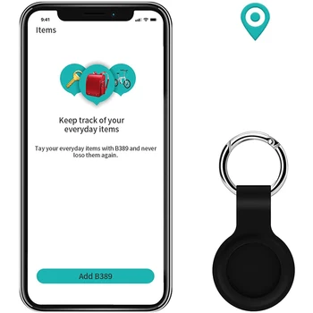 Silikónové puzdro Pre Apple Airtags Kvapalné Ochranné Puzdro Apple Locator Tracker Anti-stratené Zariadenie Keychain Ochranný kryt