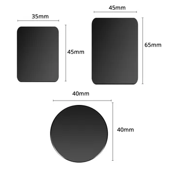 Magnetické plech Na Telefón Držiak Železa List Disk Nálepky Telefón Magnet Stojan Pre iPhone 12 11 X 7 8 Xiao