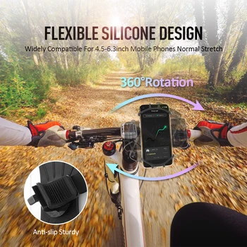Univerzálny Motocycle Požičovňa Mobilný Telefón Držiak Pre IPhone Samsung Xiao Huawei Mobilný Telefón Mobile Riadidlá Bike Držiak Držiak
