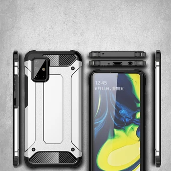Móda Ťažké Shockproof Telefón puzdro Pre Samsung Galaxy A51 A21 A31 A81 A71 A41 A11 A91 4G 5G Brnenie Robustný Ochrana Zadného Krytu