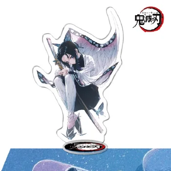 Anime Démon Vrah Kimetsu č Yaiba Kamado Tanjirou Ozdoby Keychain obojstrannej Akryl Kreslený Obrázok Ornament Suvenír