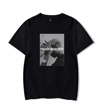 Tupac 2Pac Dôvery Nikto T-shirt Lete Bežné Tričko Camiseta Tee Ženy Pánske Krátke Rukáv T Košele Tupac Topy Streetwear T-shirt