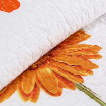 240*260cm Módne posteľná bielizeň Kvetinový Vytlačené Quited Elegantný prehoz cez posteľ Letnú Deku, Prikrývku Deka Európskej Prehoz Posteľ Kryt
