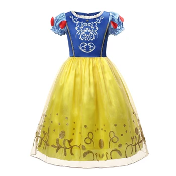 Halloween Princezná Šaty pre Dievčatá Karneval Snow White Šípková Ruženka Belle Kostým Dieťa Strany Oblečenie Fantázie Cosplay Oblečenie