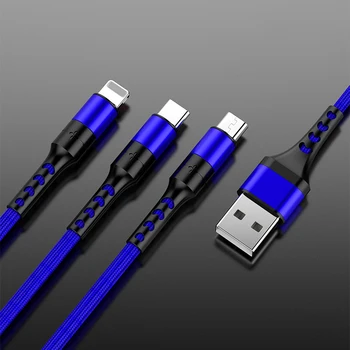 Dátový Kábel USB pre zariadenia iPhone Rýchlo Nabíjačka Nabíjací Kábel Pre Android telefónu typu c xiao huawei Samsung Nabíjačka Drôt Pre iPad