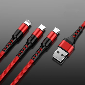 Dátový Kábel USB pre zariadenia iPhone Rýchlo Nabíjačka Nabíjací Kábel Pre Android telefónu typu c xiao huawei Samsung Nabíjačka Drôt Pre iPad