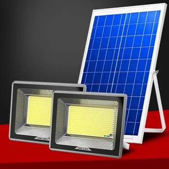 A2 100-700W Solárne Osvetlenie biger LED solárne lampy, Super Svetlé 100㎡ Veľká kapacita batérie Pozornosti Bezdrôtové Vonkajšie Waterproo