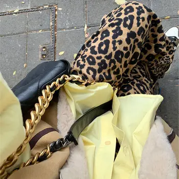 Leopard tlač širokú nohu nohavice dámske 2020 jesenné a zimné nové vonkajšie nosenie all-zápas s vysokým pásom straight-leg nohavice trend