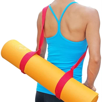 Nastaviteľné Yoga Mat Bavlna Sling Popruh na prenášanie Ramenný Pás pre Všetky Yoga Mat Veľkosť