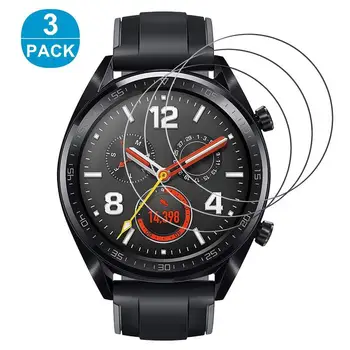 3ks ochranné sklo pre huawei sledovať samsung gt, gt2 46 mm screen protector Pre Huawei GT 2E smart hodinky Tvrdené sklo ochranný film