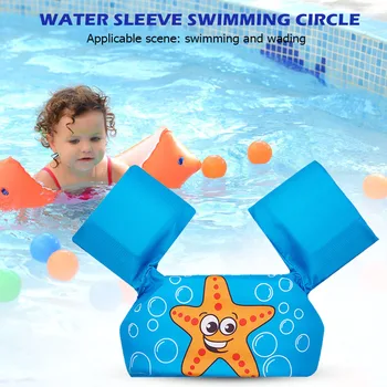 Deti Plávanie Rameno Rukáv Plávajúce Krúžok Bezpečný Život Bunda Plávacie Vesta Baby Plávanie Zariadenia Pásky Zahustiť Život Vesta