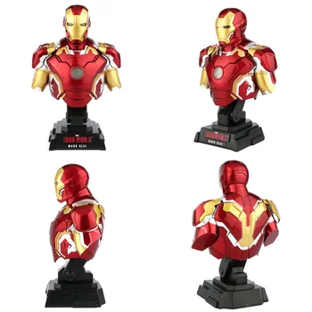Iron Man MK43 MK7 Marka 7 1/4 poprsie socha socha model Dekoratívne ozdoby