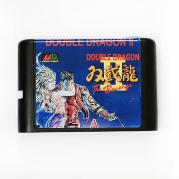 Double Dragon II 16-bitové MD Hra Karty Pre Sega Mega Drive Pre SEGA Genesis