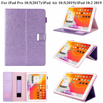 Pre iPad Pro 10.5 Vzduchu 3 Veci Roztomilý Bling Lesk Tablet Kryt pre Funda iPad Vzduchu 2019 10.2 7. Generácie Prípade, + Auto Sleep/Wake