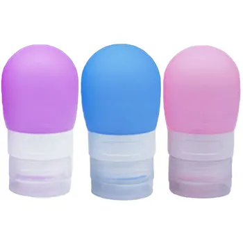 1Pc 38/60ml Portable Silicone Bottle Travel Packing Press For Lotion Shampoo Cosmetic Squeeze Container Soap Bottle Make up tool