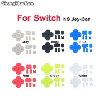 ChengHaoRan Pre Nintendo Prepínač NS NX Radosť-Con Vľavo, Vpravo Radič Vodivá Guma Silikónová Tlačidlo Pad Auta Náhradné