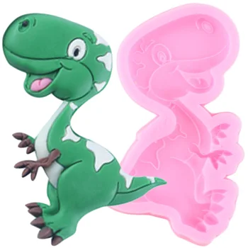 3D Zvierat, Silikónové Formy Dinosaura Čokoláda Formy Dieťa Narodeniny Fondant Cake Zdobenie Nástroje Candy Hliny Živice Formy